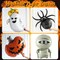 Pumpkin Boo Mummy Foil Balloons for Horror Halloween Party Decorations(Orange, Black, Purple, Green)